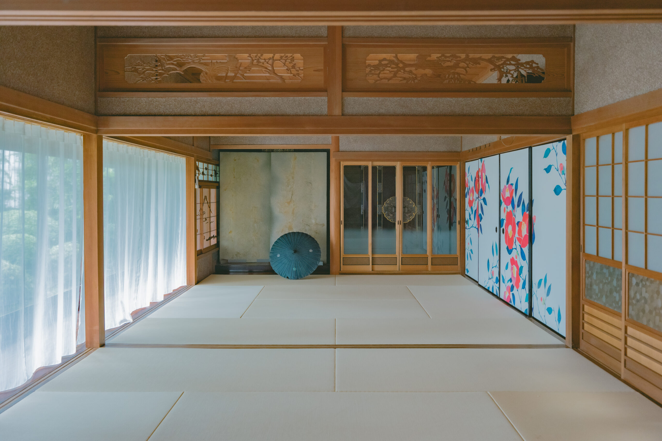 時空を旅するセルフ写真館 フレーム 奥書院