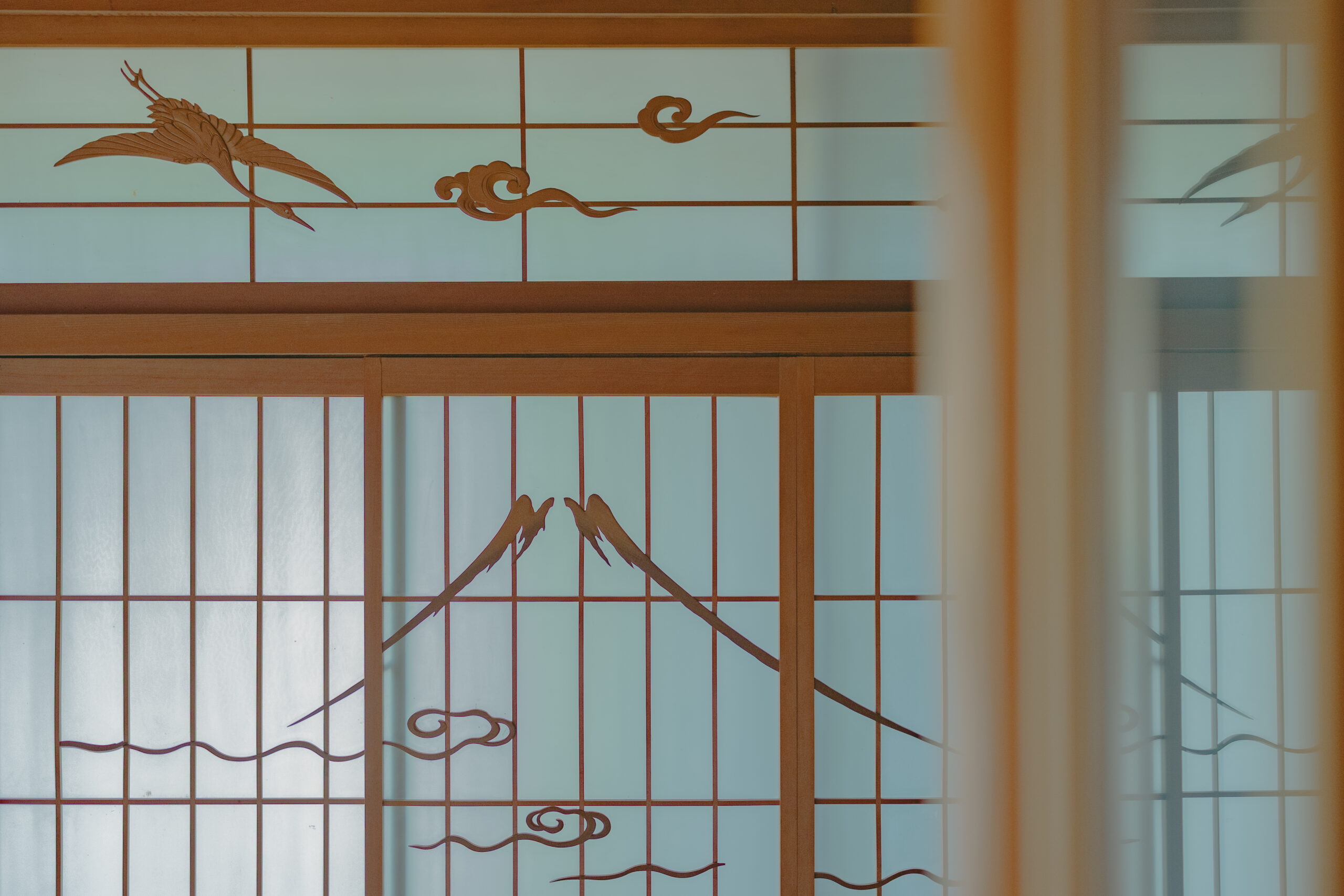 画像：時空を旅するセルフ写真館 フレーム 奥書院