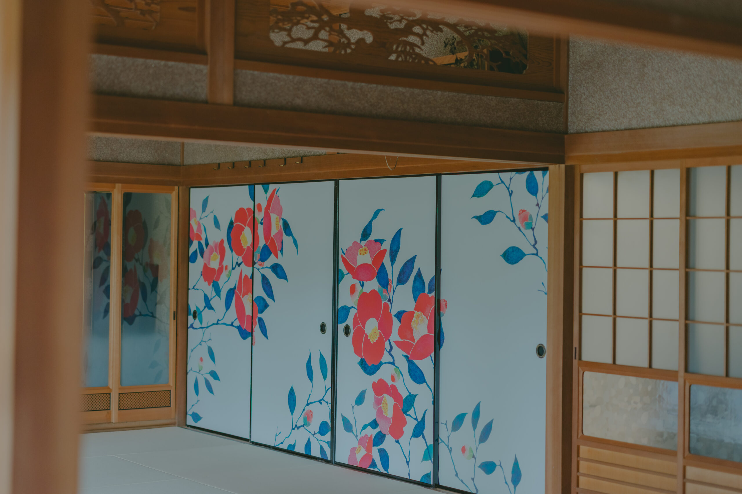 画像：時空を旅するセルフ写真館 フレーム 奥書院