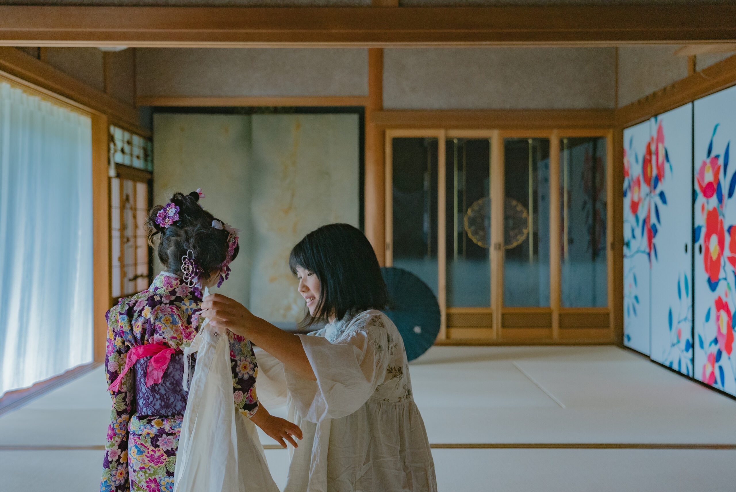 画像：時空を旅するセルフ写真館 フレーム 奥書院