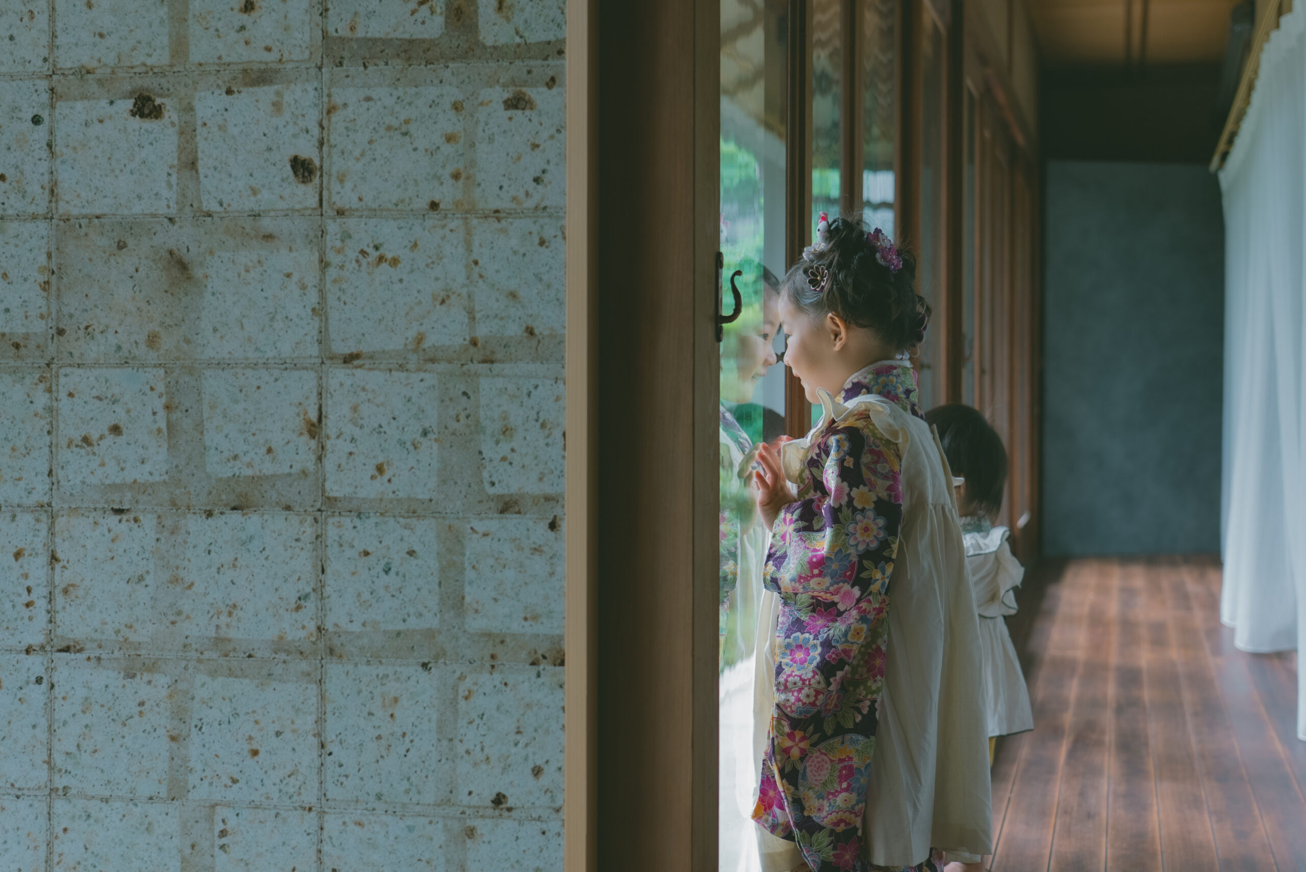 画像：時空を旅するセルフ写真館 フレーム 奥書院